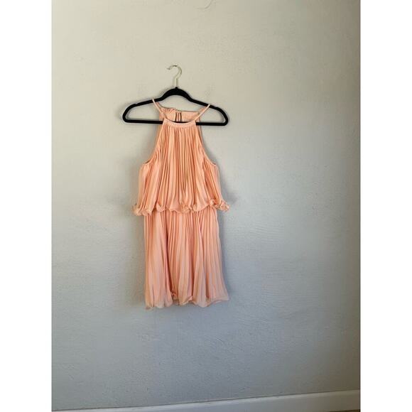 Anthropologie ENDLESS ROSE  Woman  Ariana Pleated Double Layer Dress, Si… - Picture 5 of 11